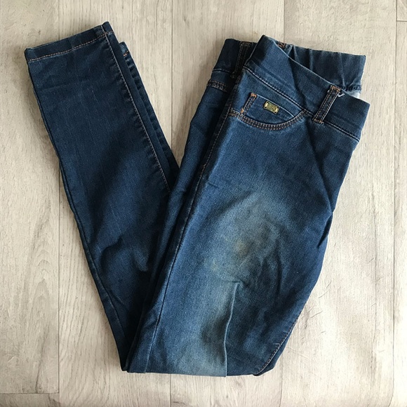 Stradivarius Distressed Jean Leggings - Picture 1 of 3